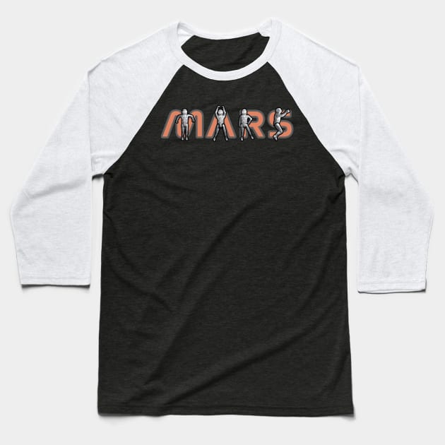 M-A-R-S Baseball T-Shirt by photon_illustration